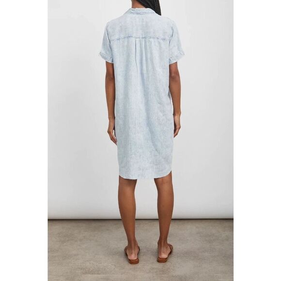 Rails Valerie Shift Dress Light Acid Wash‎ Size XS - Picture 2 of 12